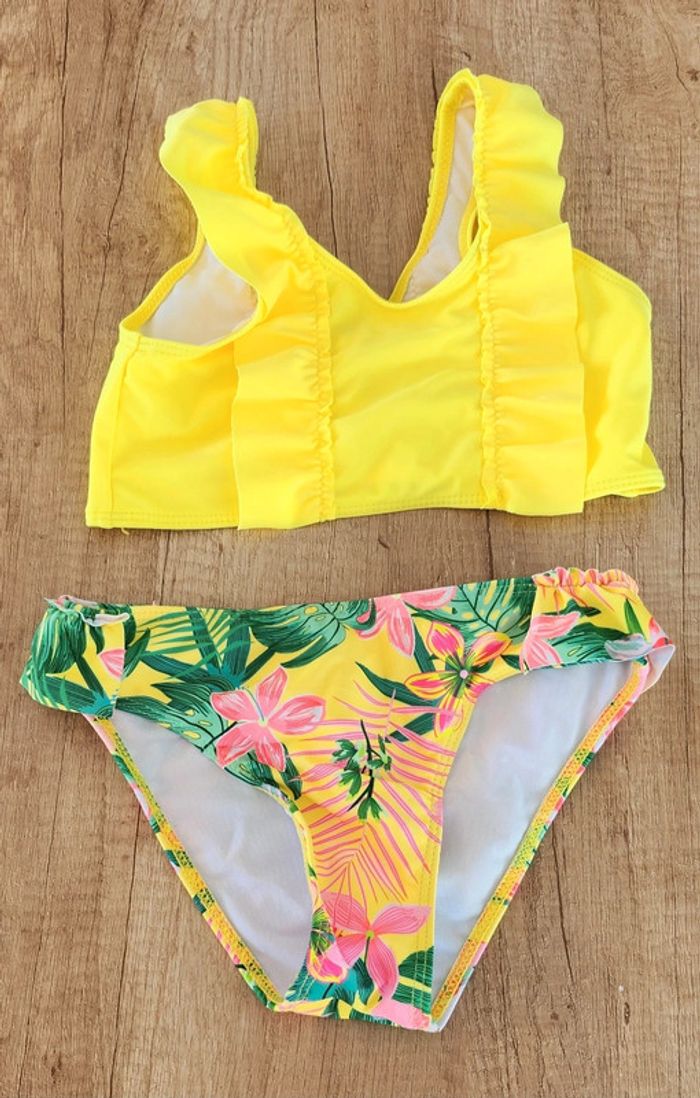 Maillot de bain 2 pièces fille taille 7 ans Shein