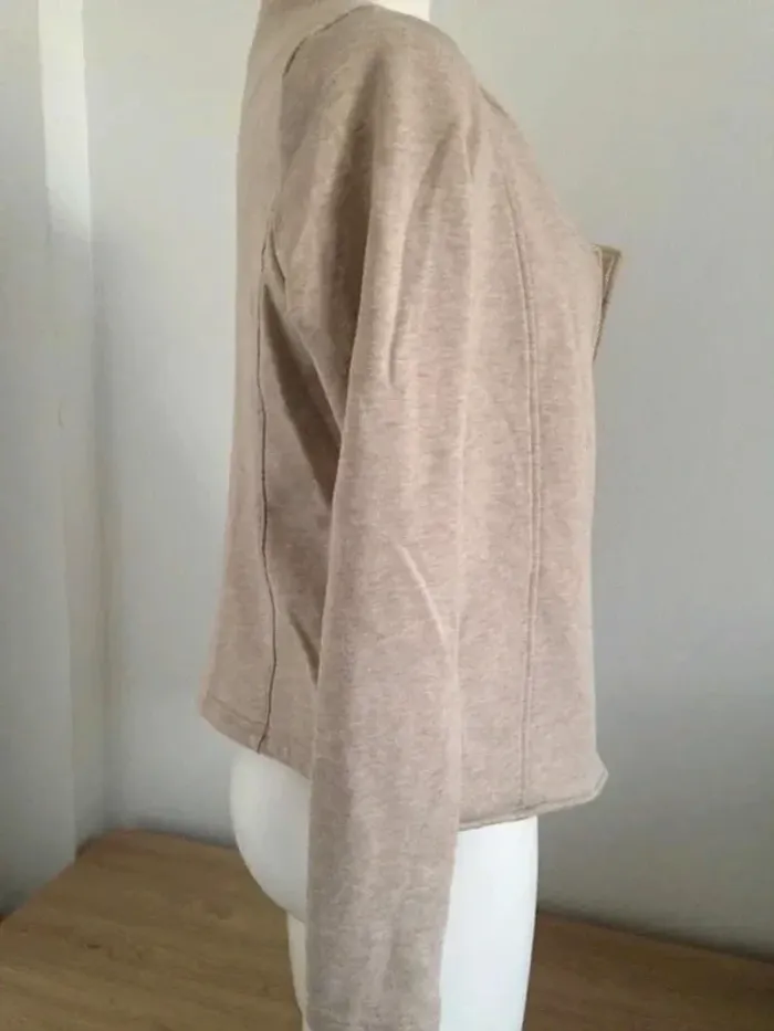 Veste blouson col V zippé doré 34 Marie Sixtine - photo numéro 9