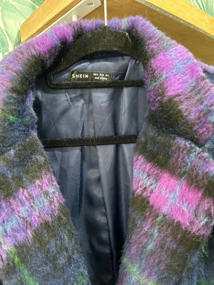 Manteau à carreaux vintage - photo numéro 2