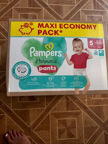 66 couches culottes Pampers pants harmonie taille 5