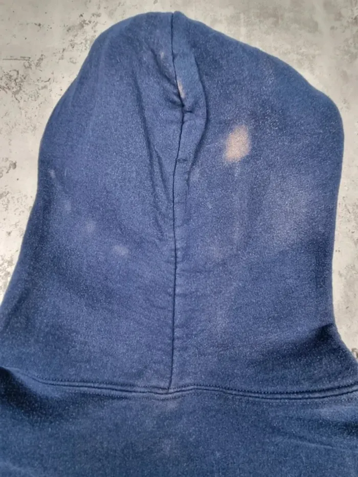 Pull capuche universitaire bleu, M Hommes - photo numéro 7