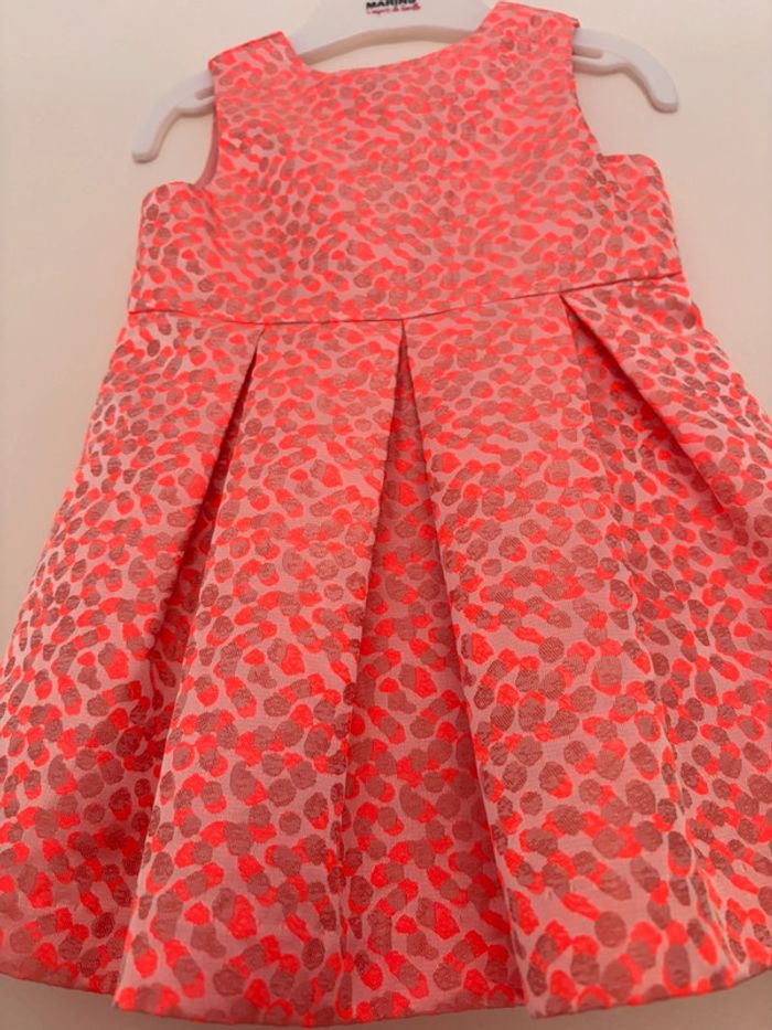 Robe orange bébé 12 mois - photo numéro 2