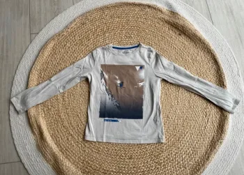 Teeshirt imprimé ski 10 ans Kiabi