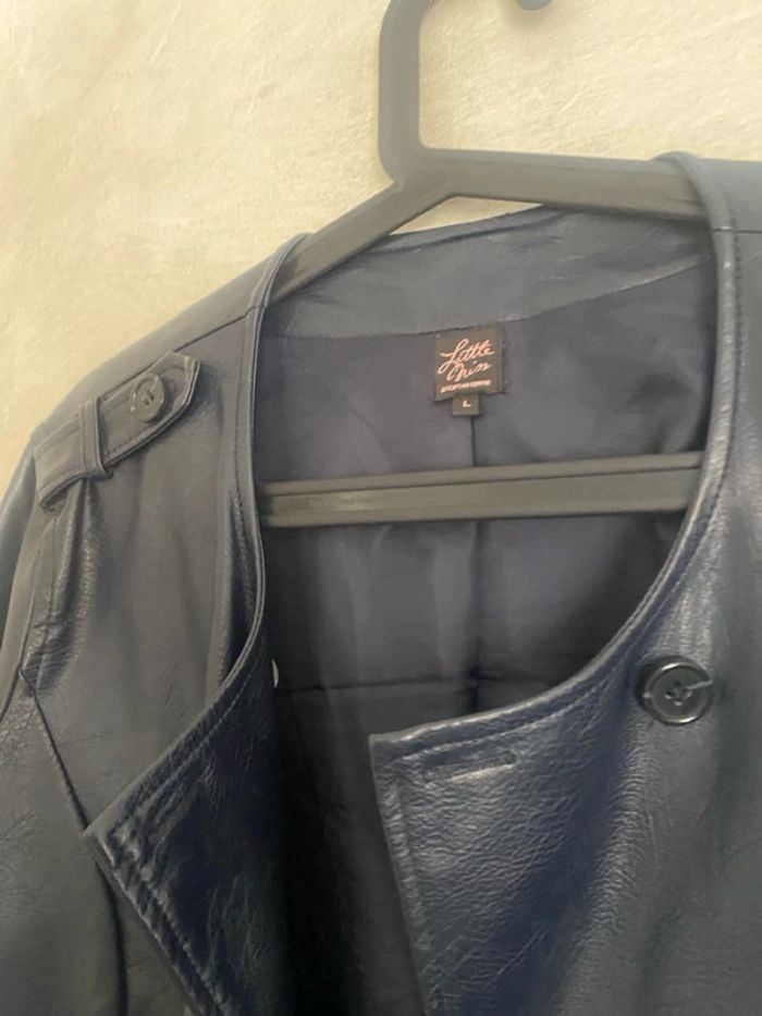Veste en cuir Captain tortue 🐢 Taille L - photo numéro 3