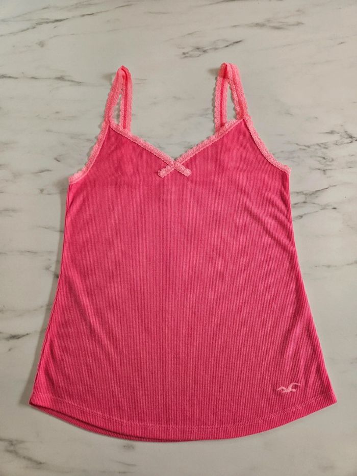 Hollister débardeur rose taille M - photo numéro 7
