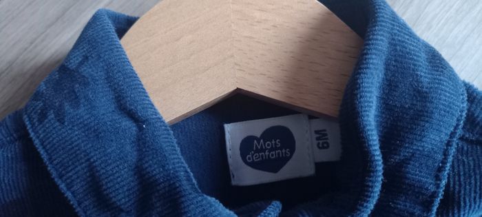 Chemise velours 6 mois - photo numéro 4