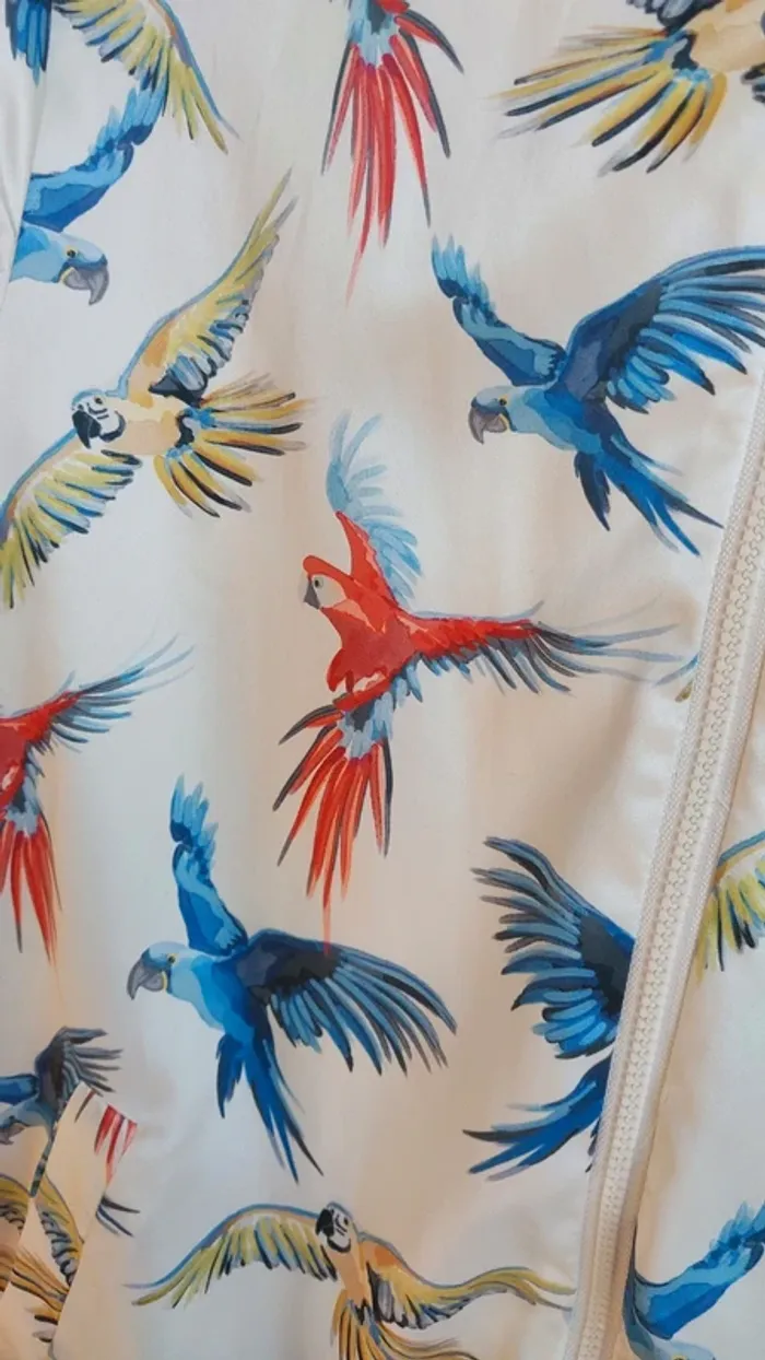 Veste bomber satiné motif - photo numéro 6