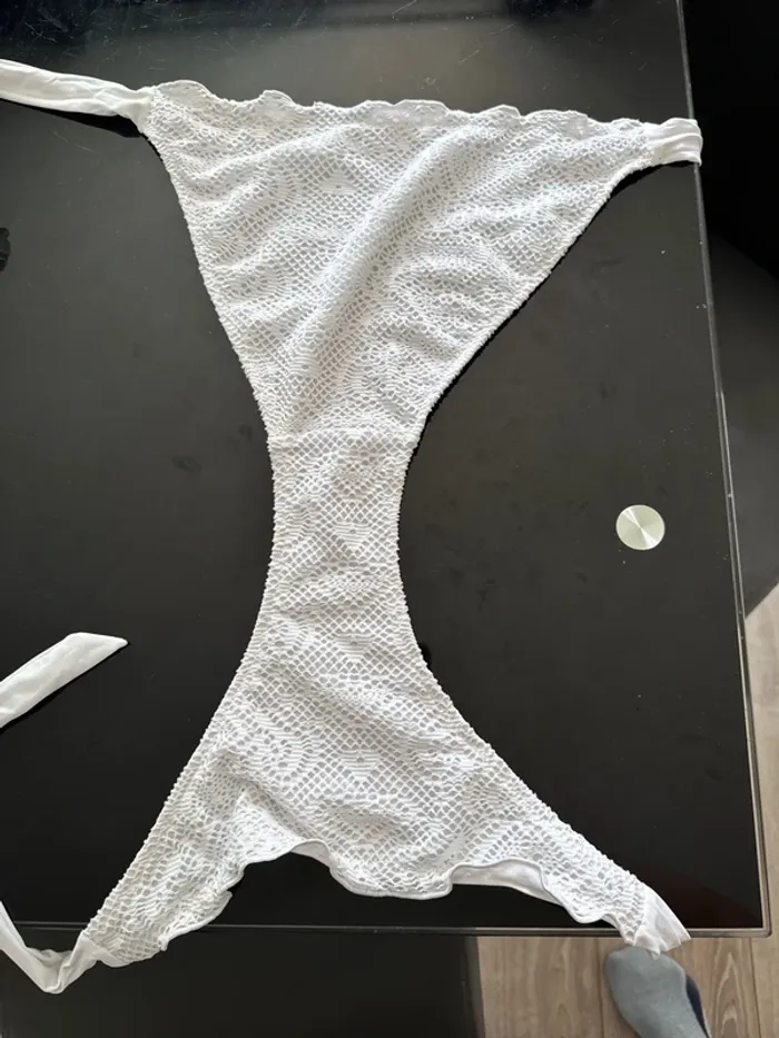 👙 maillot de bain - blanc - 2 pièces - haut 42 - bas 40 - Etam - photo numéro 12