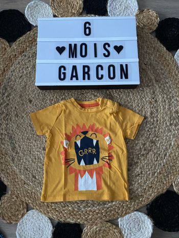 Tee shirt 6 mois
