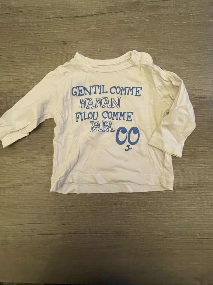 T-shirt bébé 6 mois