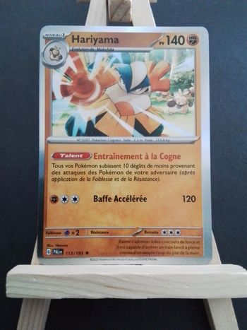 Carte Pokémon Haryama Holographique 113/193