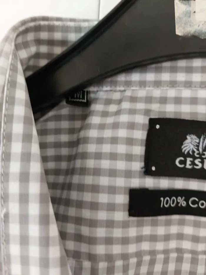 Chemise manches longues à carreaux Césur taille M - photo numéro 4