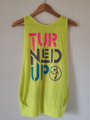 Débardeur ZUMBA jaune taille S