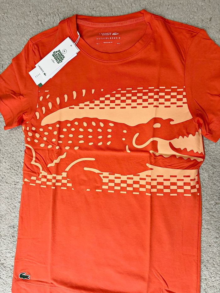 T-shirt Lacoste x Novak Djokovic Neuf - photo numéro 2