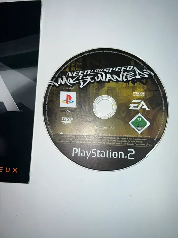 Need For Speed Most Wanted - Jeu PS2 Sans Notice Version Francaise Platinum Sony - photo numéro 4