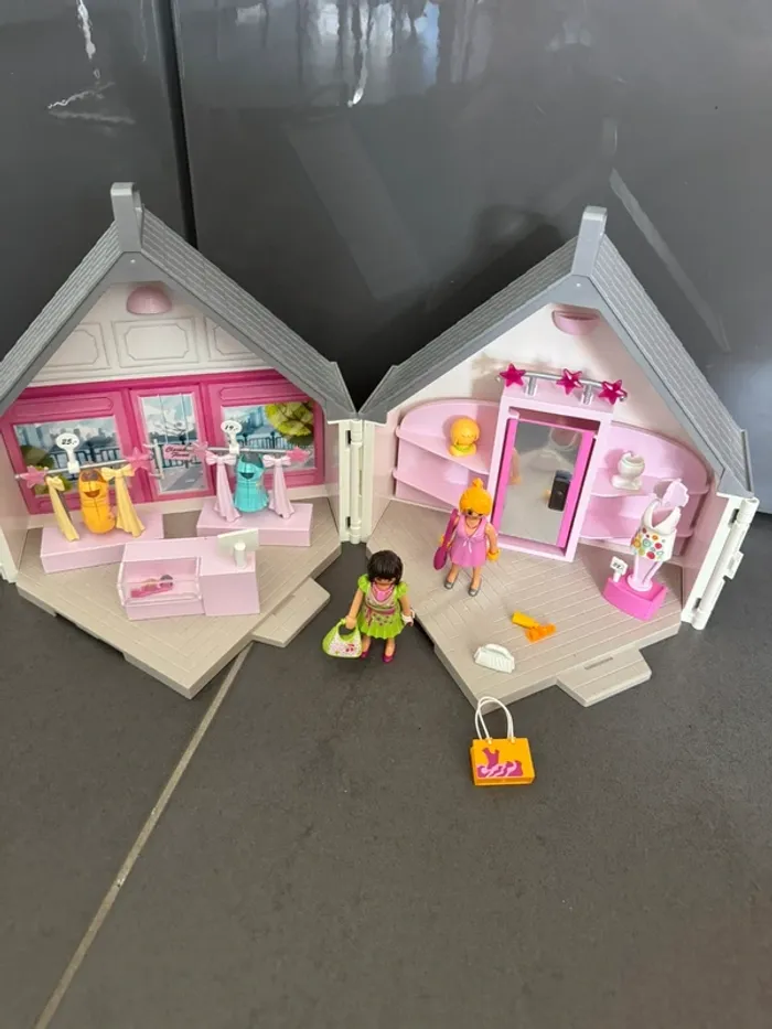 Magasin de vêtement playmobil 9113