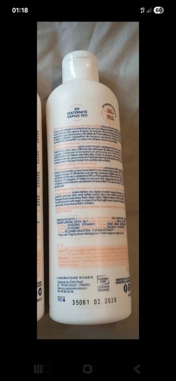 Lot de liniments rivadouce bebe 500 ml-nettoie et protege le siège