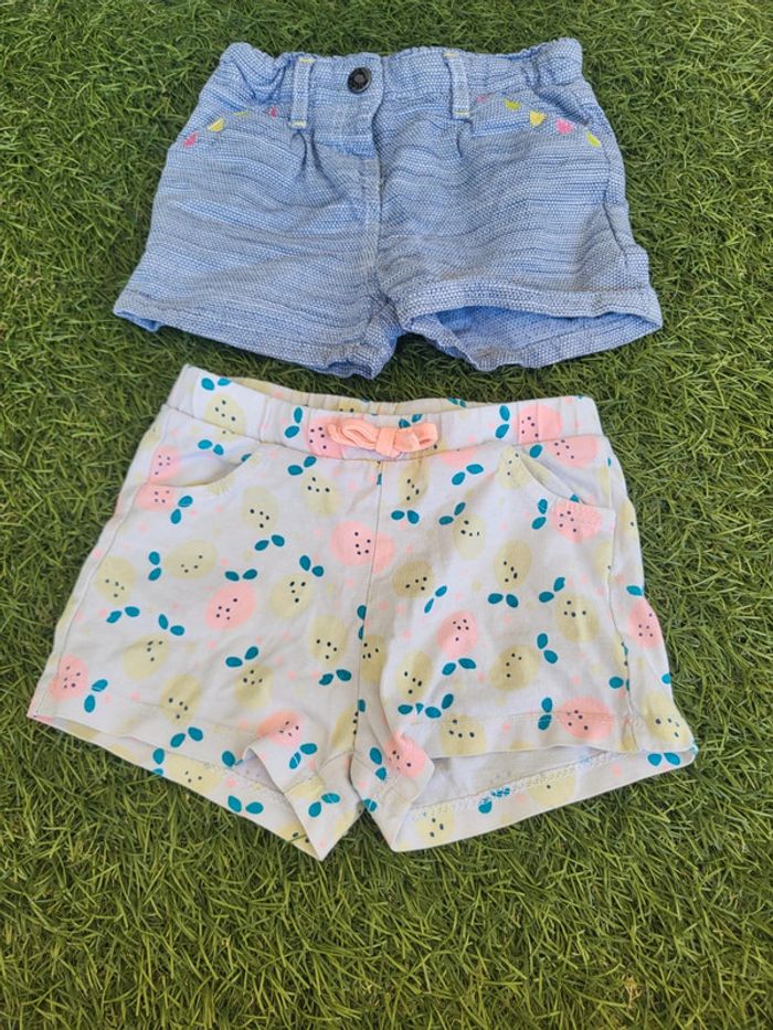 Lot short 18 mois