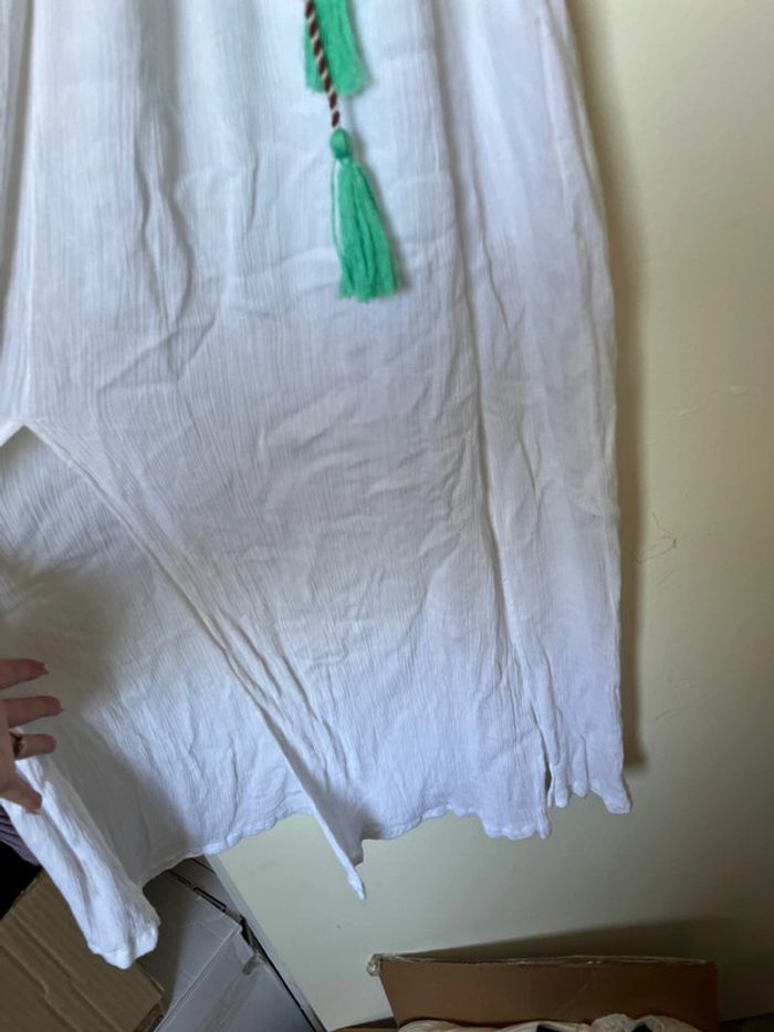 Robe djellaba, style orientale blanche - photo numéro 3