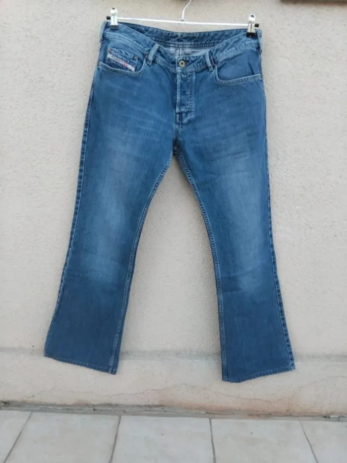 Jean jambes larges Diesel t33 100%coton - photo numéro 2