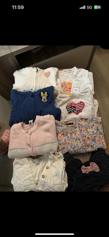 Lot de vêtement bébé 11 pièce