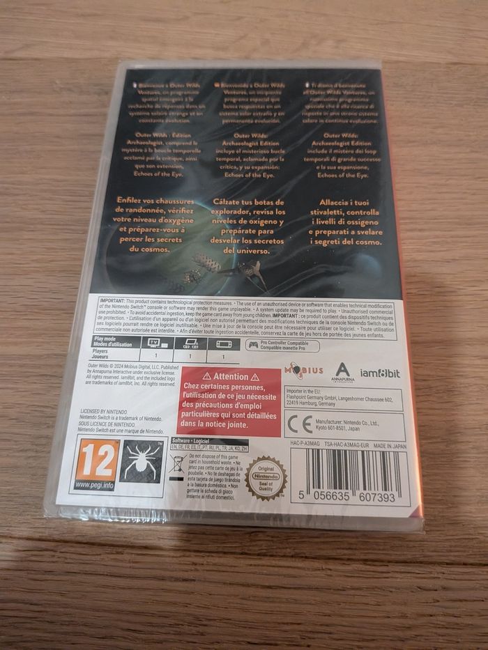 Outer wilds switch neuf sous blister - photo numéro 2