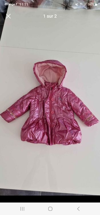 Blousson rose foncé