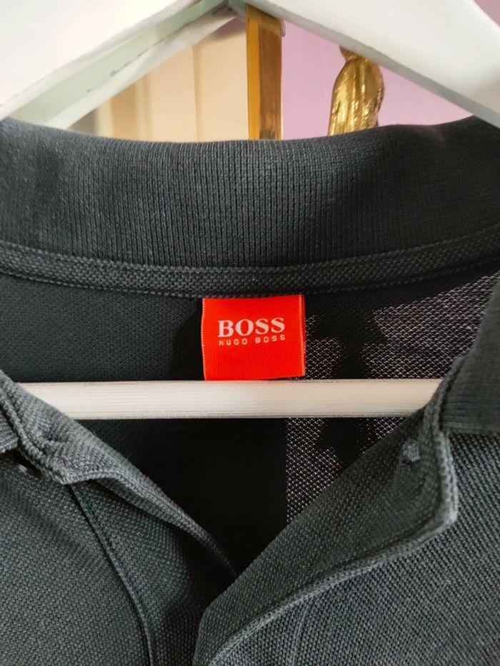 Polo noir Boss - photo numéro 4