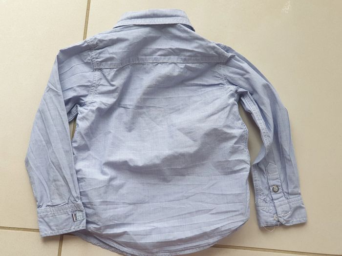 1 chemise bleu manche longue 4 ans marque sergent major - photo numéro 2