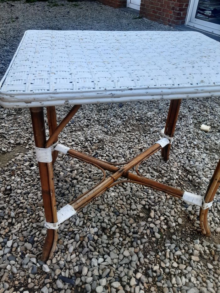 2 Meubles des années 20/30 bambous osier - photo numéro 6