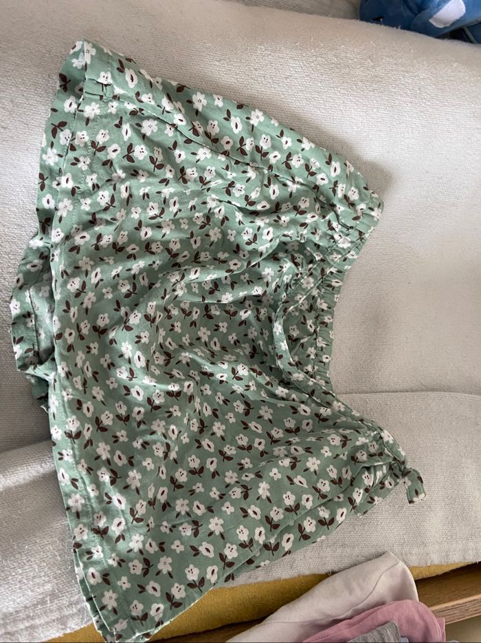 Short jupe vert