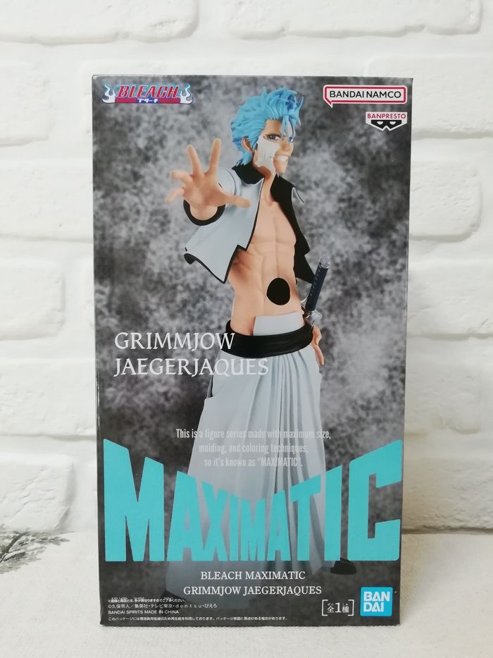 Figurine Bleach Grimmjow Jaegerjaques Maximatic banpresto - photo numéro 1