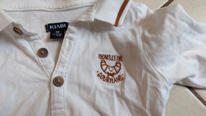 Lot de 2 t-shirts garçon 3 mois - photo numéro 4