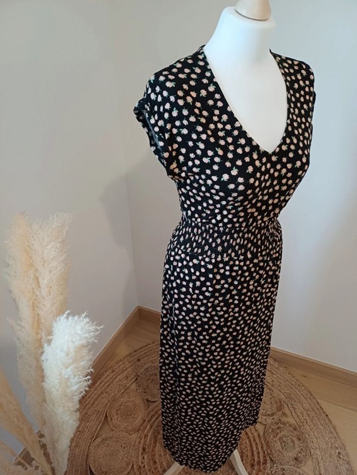 Robe longue noire à motifs Dorothy Perkins taille S 36 - photo numéro 6
