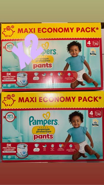 Paquets pampers premium protection pants -taille 4