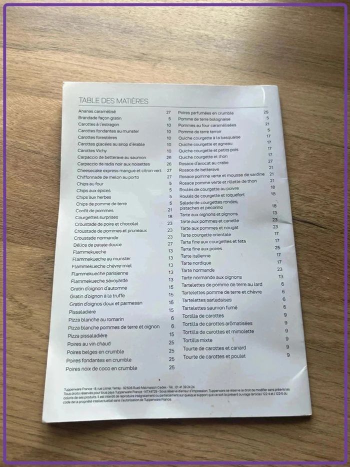 Livre mando, junior, Tupperware - photo numéro 2