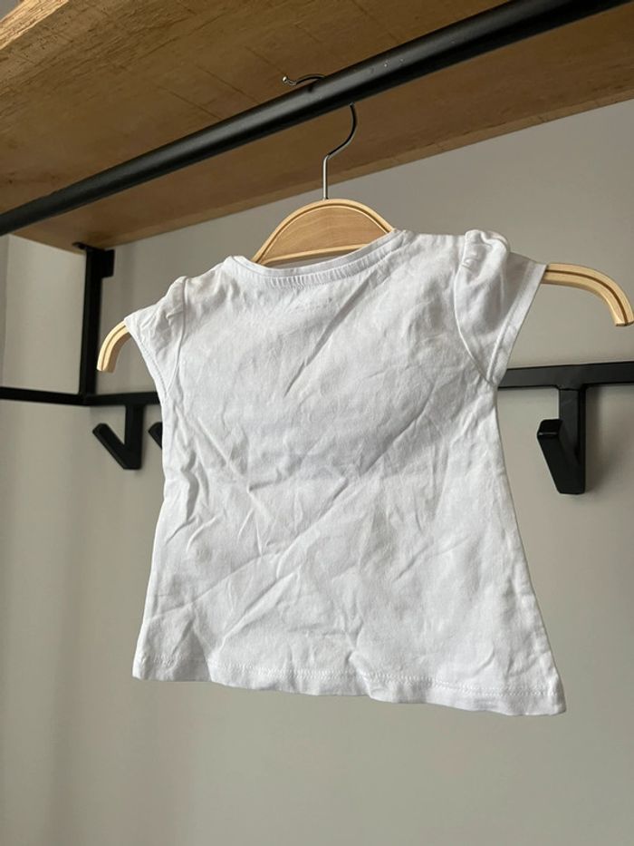 Teeshirt Verbaudet fleurs 6 mois - photo numéro 2