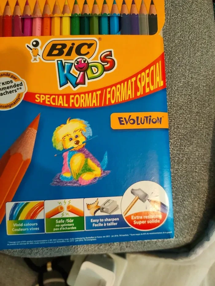 Crayons de couleur 18 bic kids - photo numéro 2
