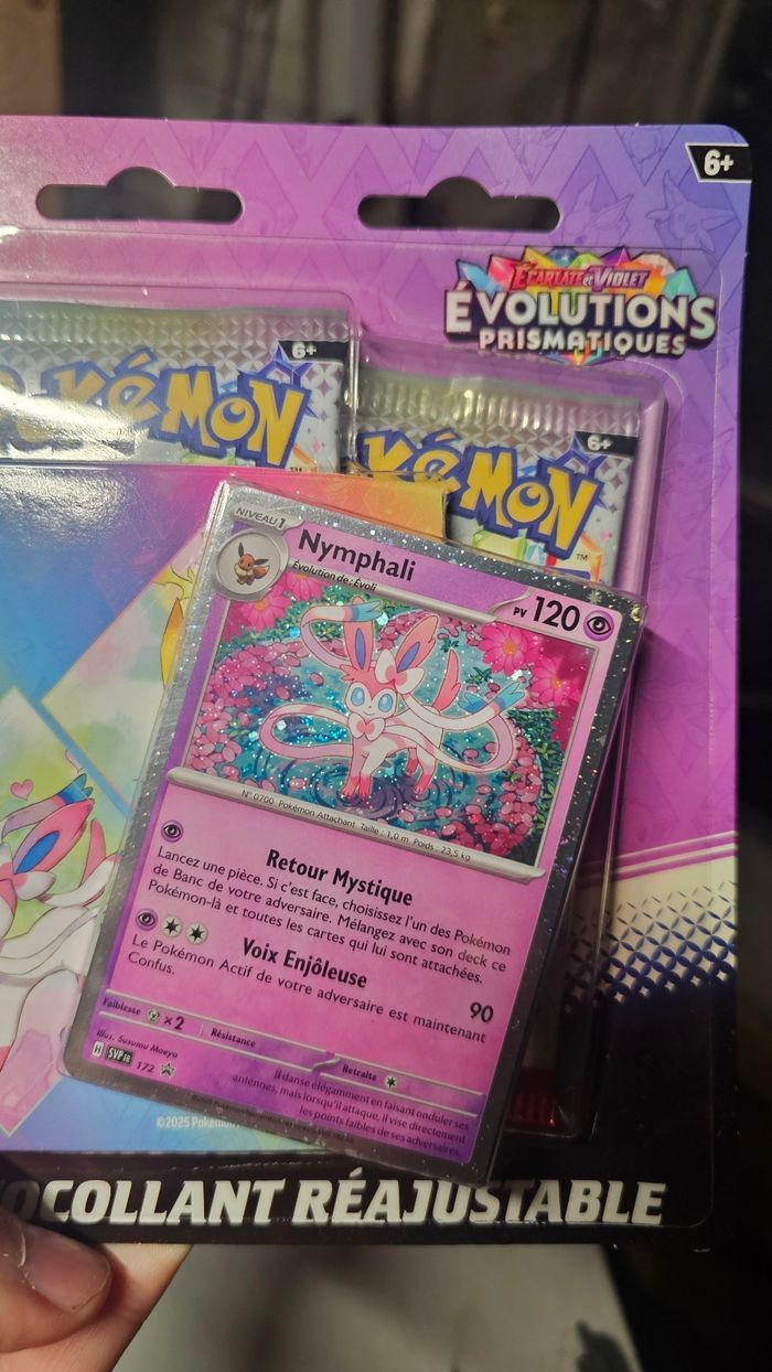 Tripack Pokemon Prismatique 8.5 Nymphali - photo numéro 4