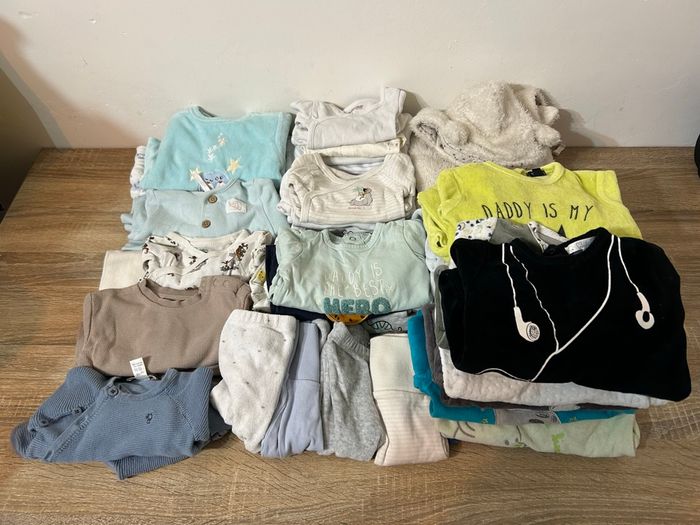 Lot de vêtements garçon 1 mois - photo numéro 6