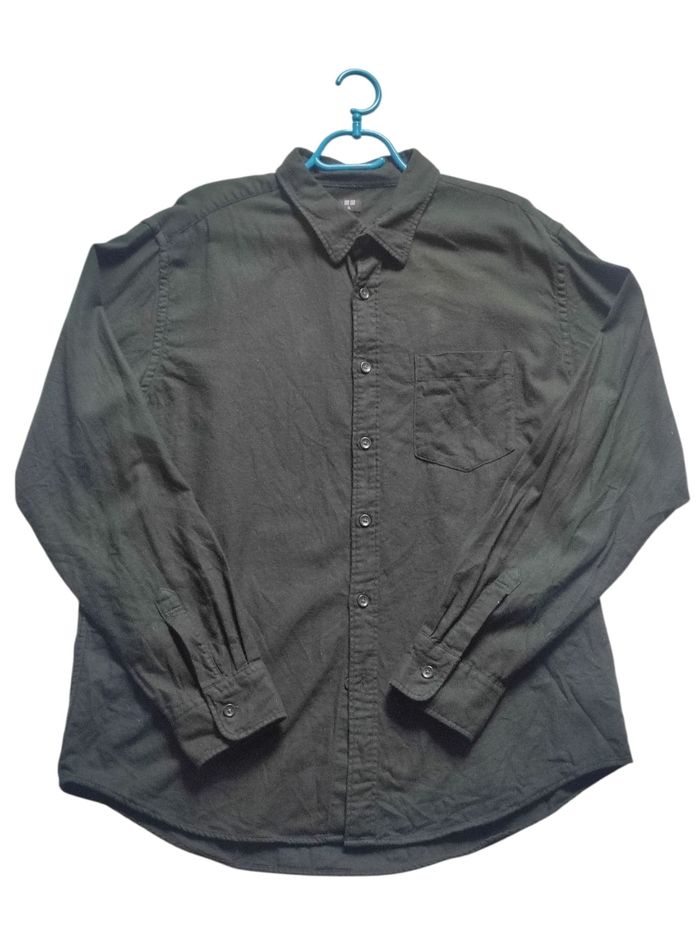 Chemise vert coton taille XL