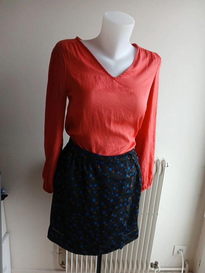 Jupe portefeuille rue mazarine taille S - photo numéro 5