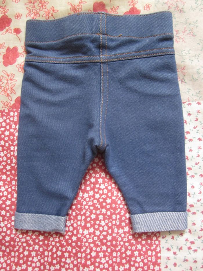 Legging jean bleu 1 mois - photo numéro 2