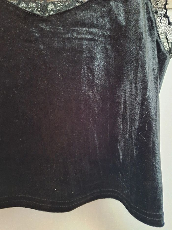 Crop top velours neuf - photo numéro 2