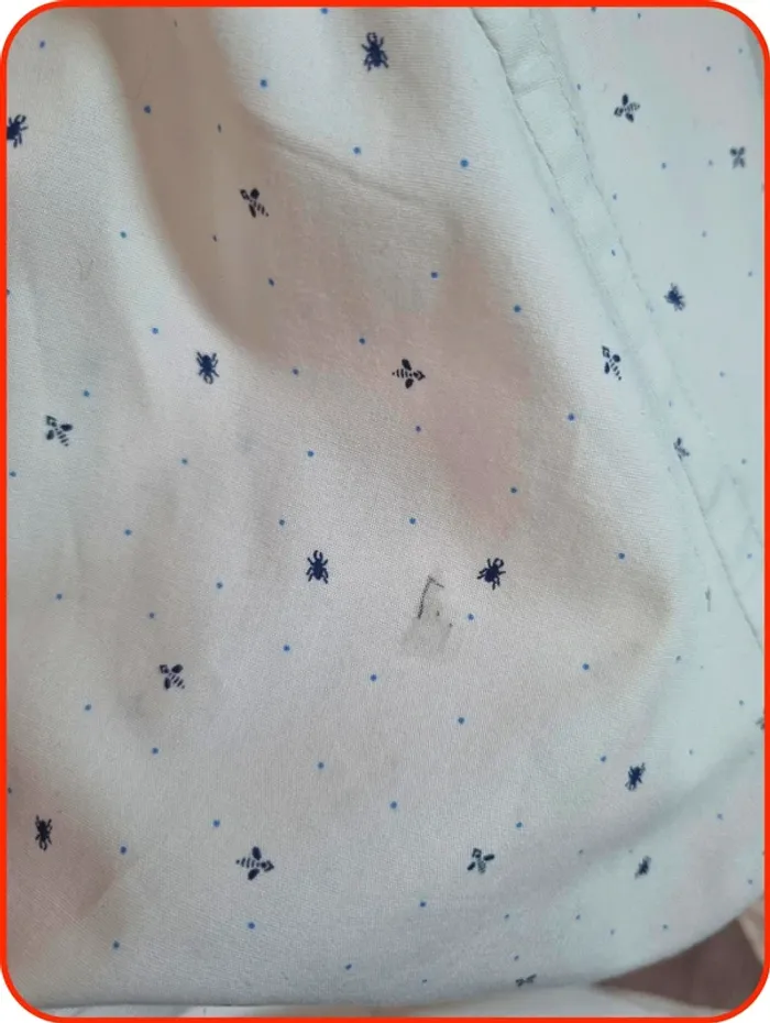 Chemise blanche à motif Zara Man Homme Taille Xl - photo numéro 8