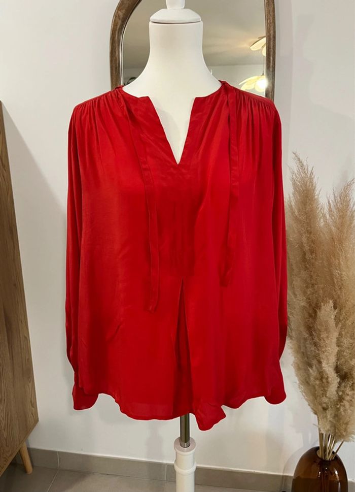 Blouse fluide rouge Bimba Y Lola - photo numéro 2