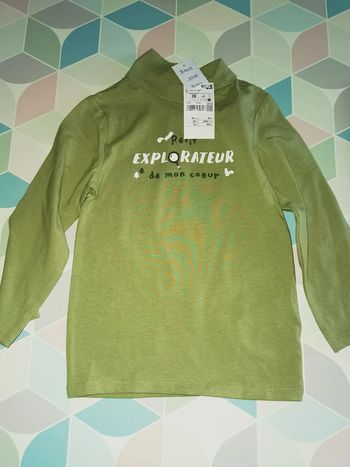 D1409 - sous pull garçon 36 mois