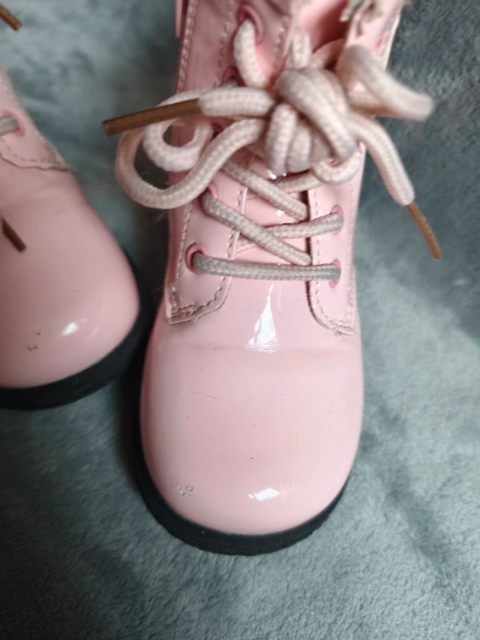 Bottines vernis rose minnie taille 22 - photo numéro 4