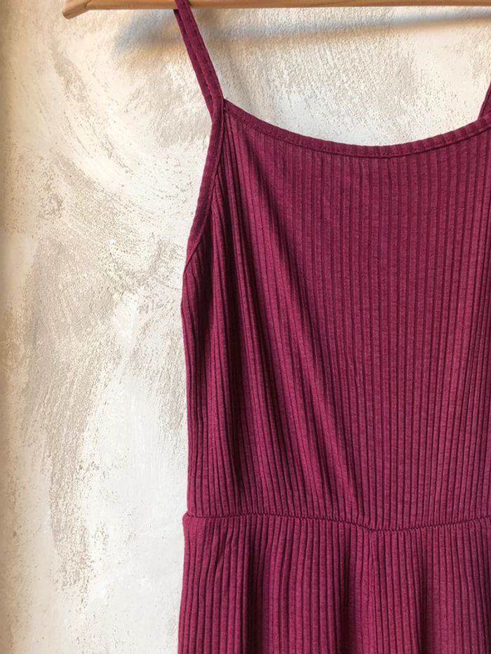 Combinaison bordeaux côtelé - photo numéro 4