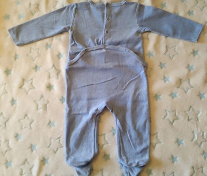 Pyjama en velours Marine + 1 offert 9M - photo numéro 7